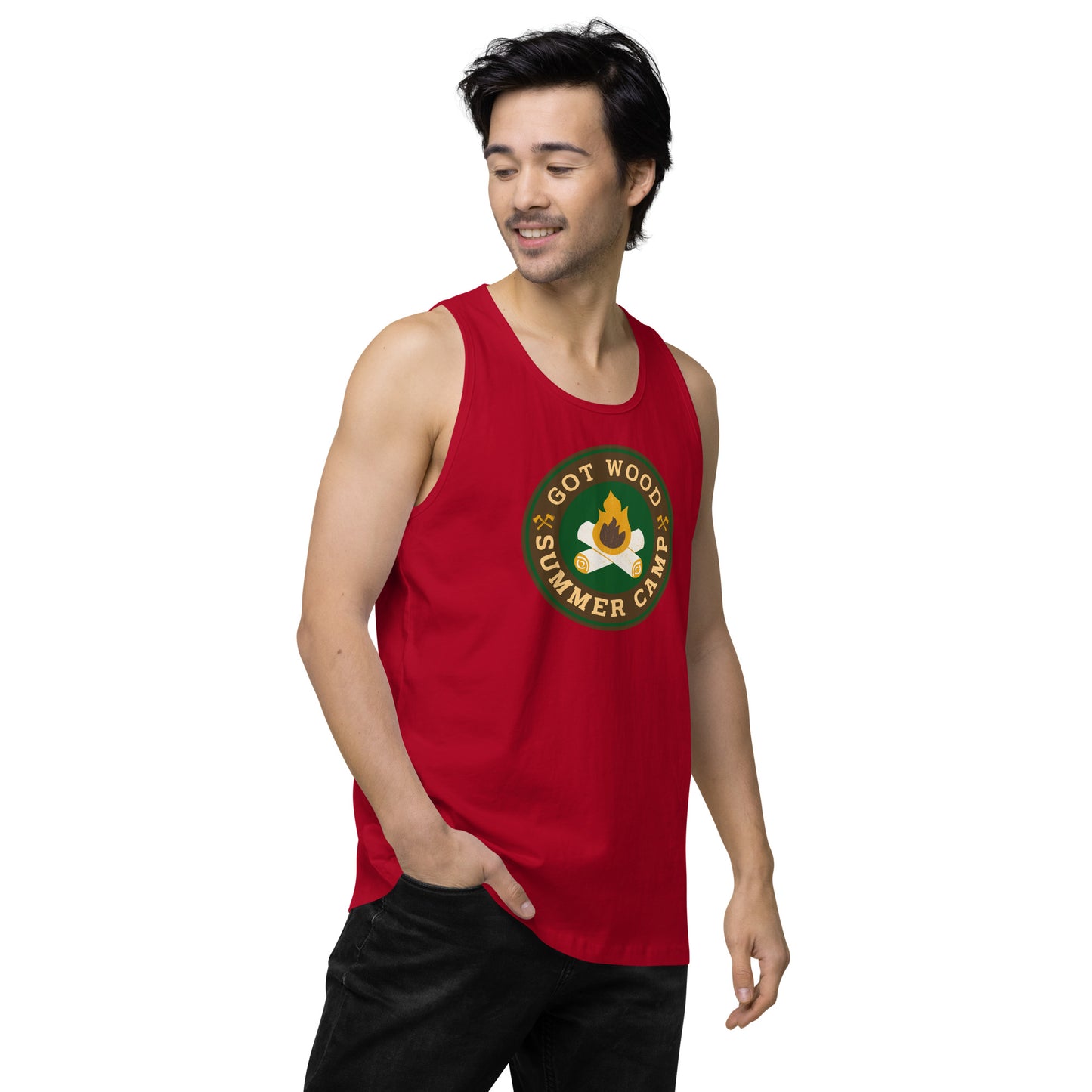 Got Wood Summer Camp - Men’s premium tank top