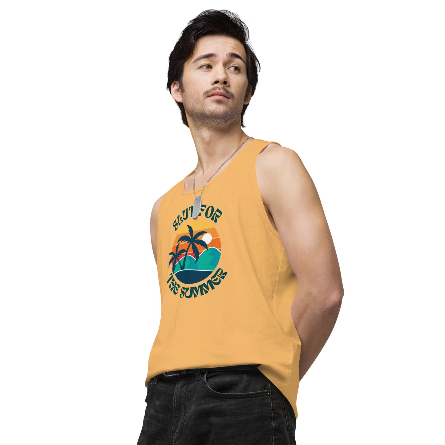 Slut For The Summer - Men’s premium tank top