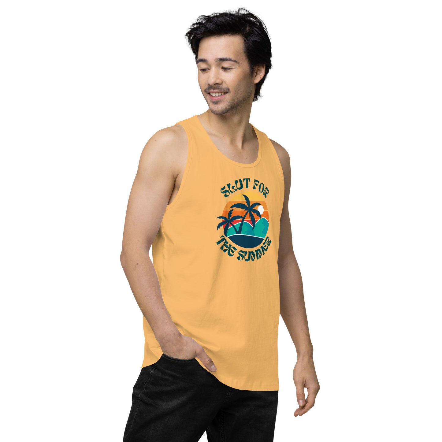 Slut For The Summer - Men’s premium tank top