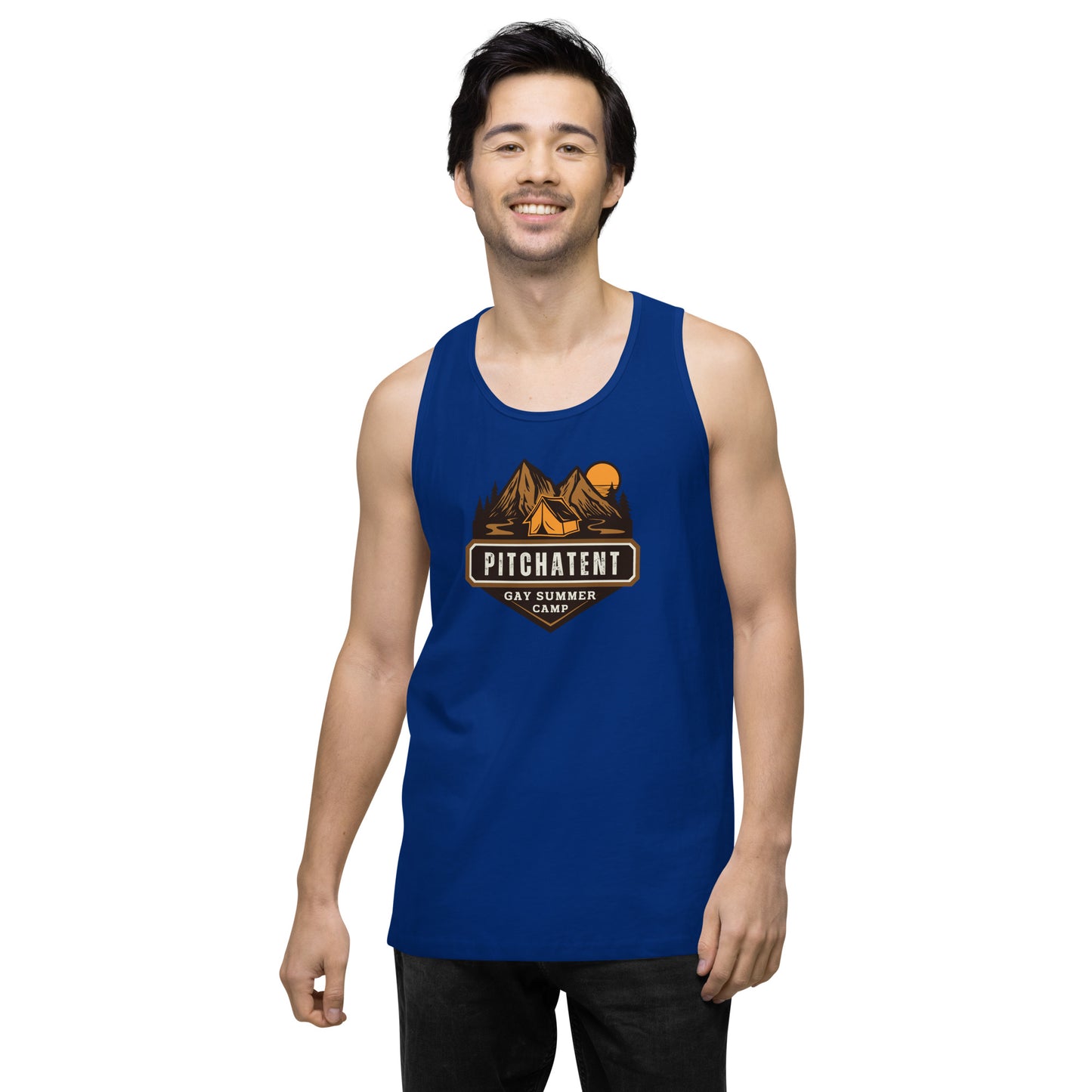 PITCHATENT Gay Summer Camp - Men’s premium tank top