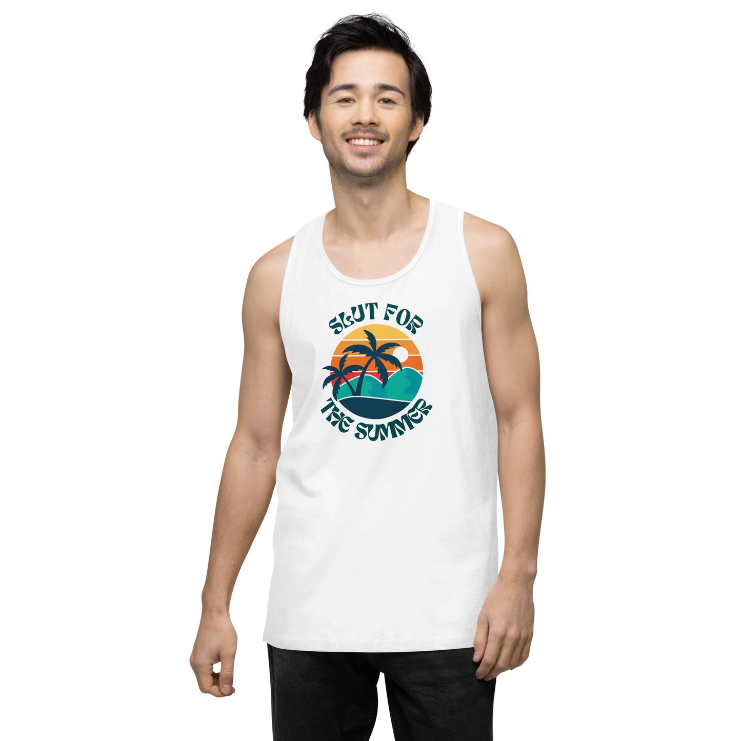 Slut For The Summer - Men’s premium tank top