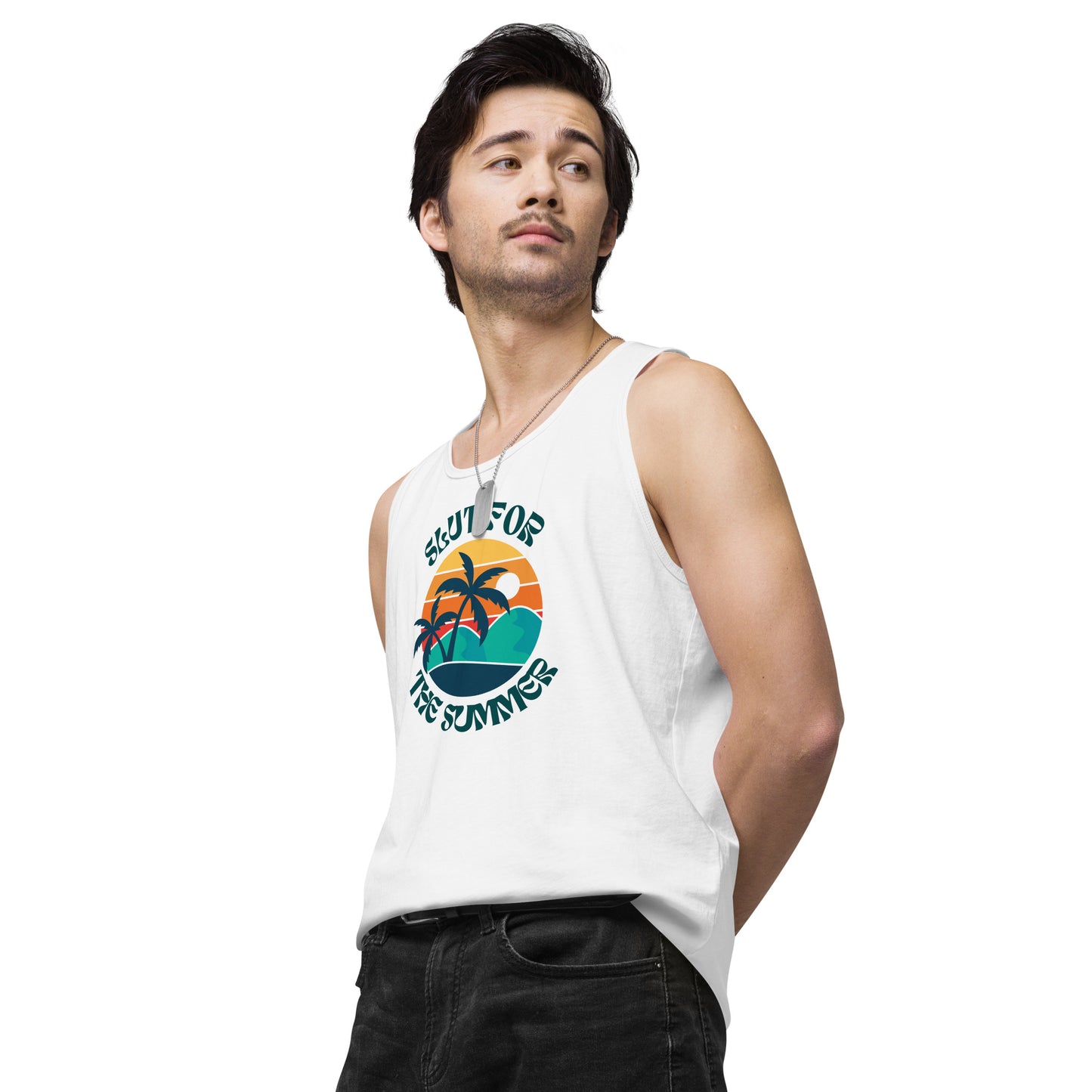 Slut For The Summer - Men’s premium tank top