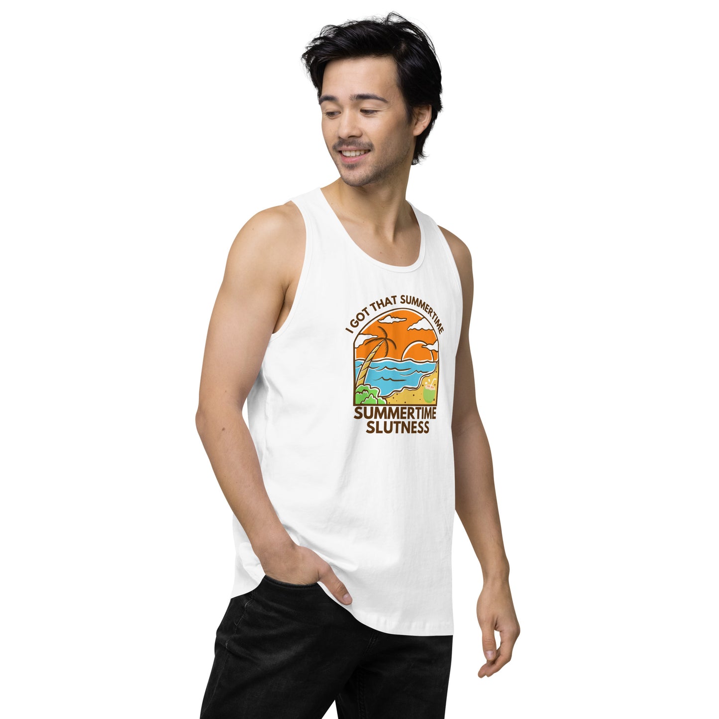 Got That Summertime, Summertime Slutness - Men’s premium tank top