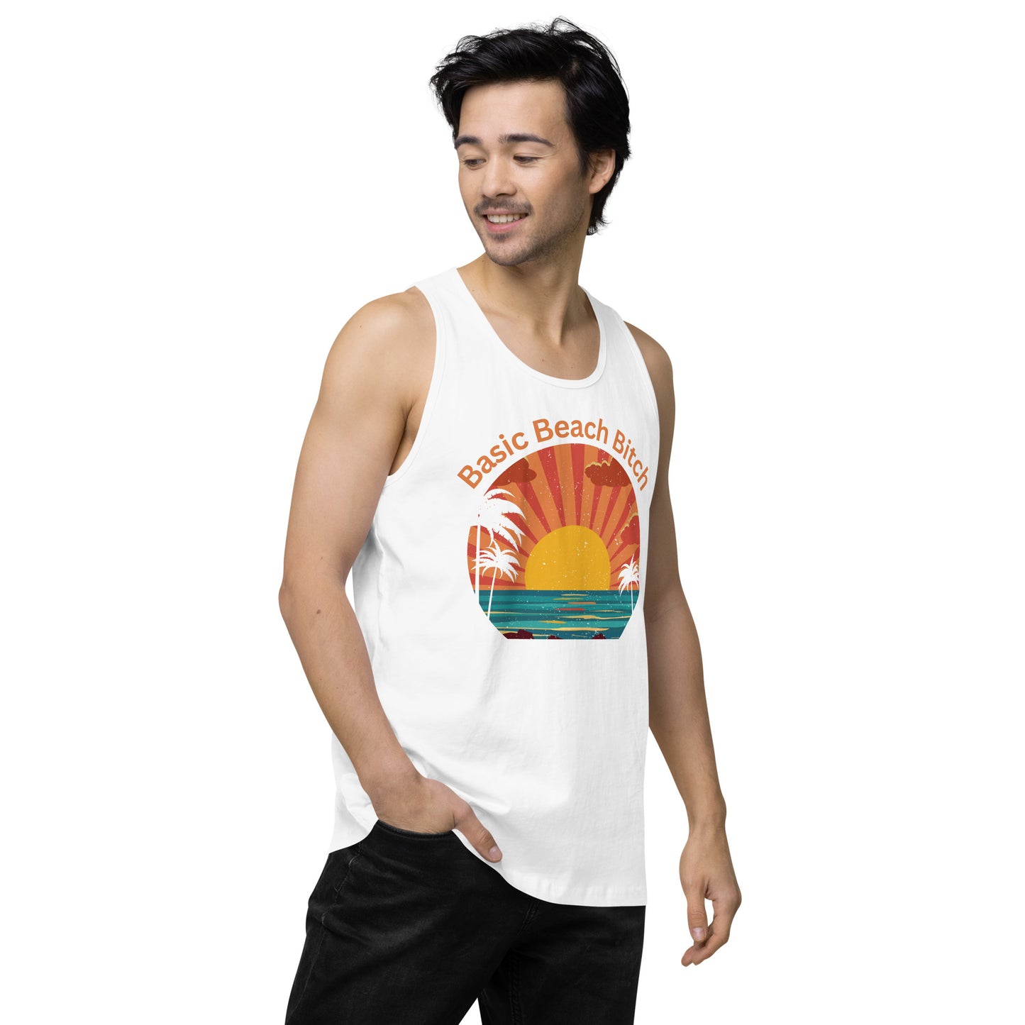 Basic Beach Bitch - Men’s premium tank top