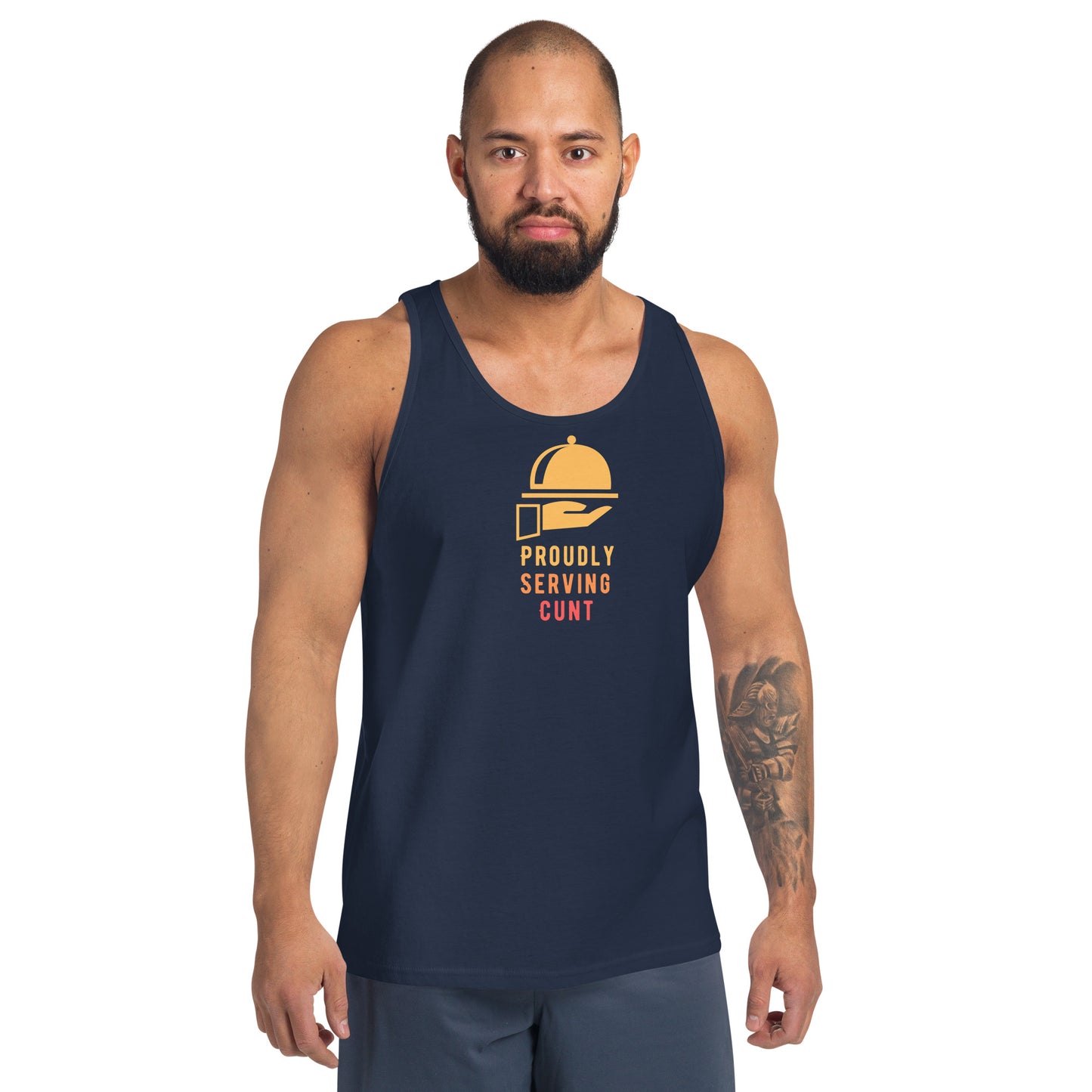 Proudly Serving Cunt - Men's Tank Top