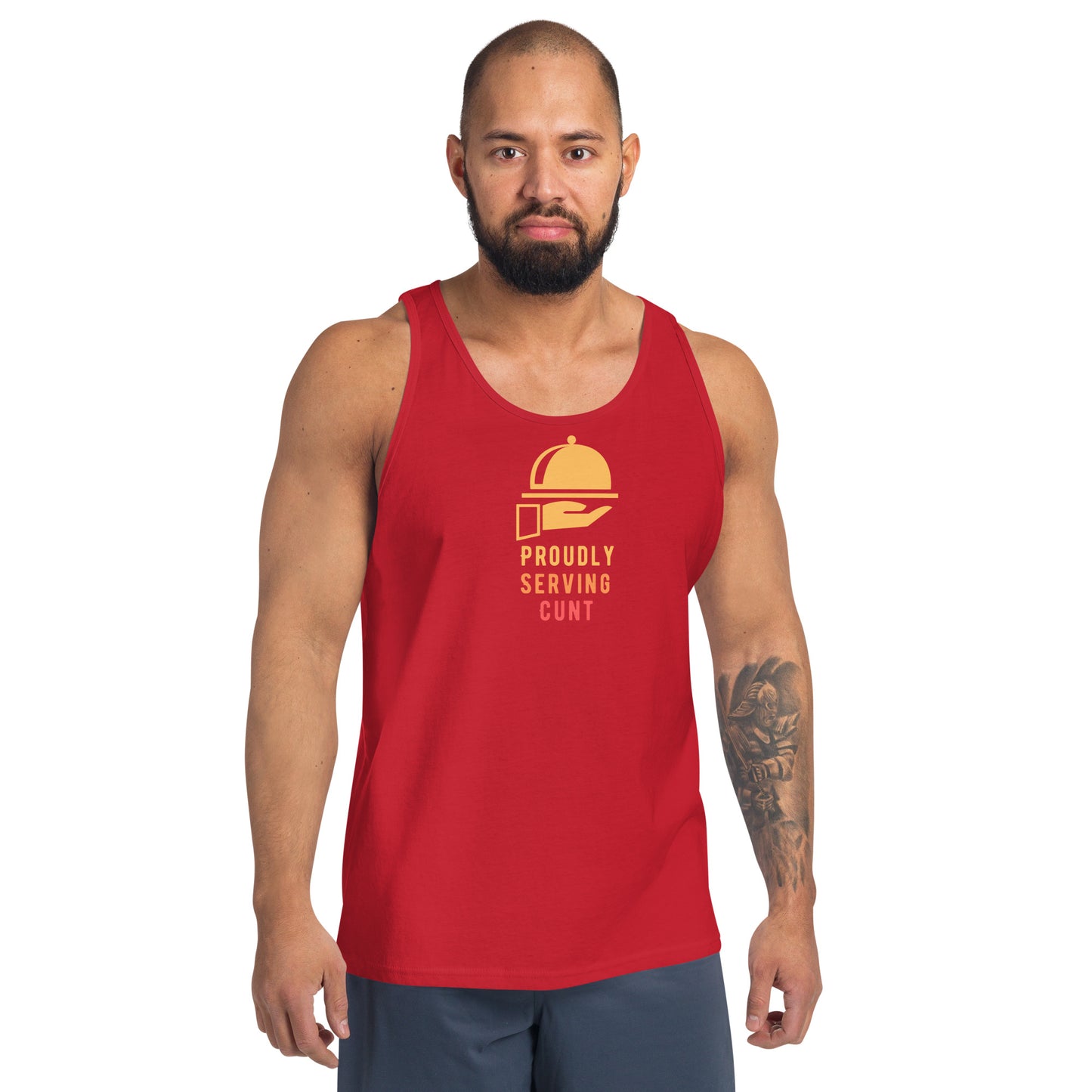 Proudly Serving Cunt - Men's Tank Top