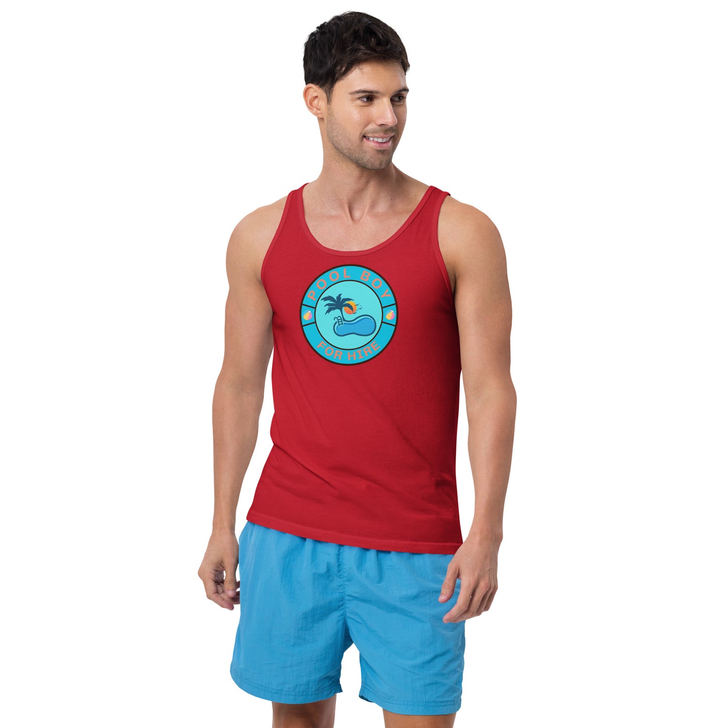 Pool Boy For Hire - Men's Tank Top