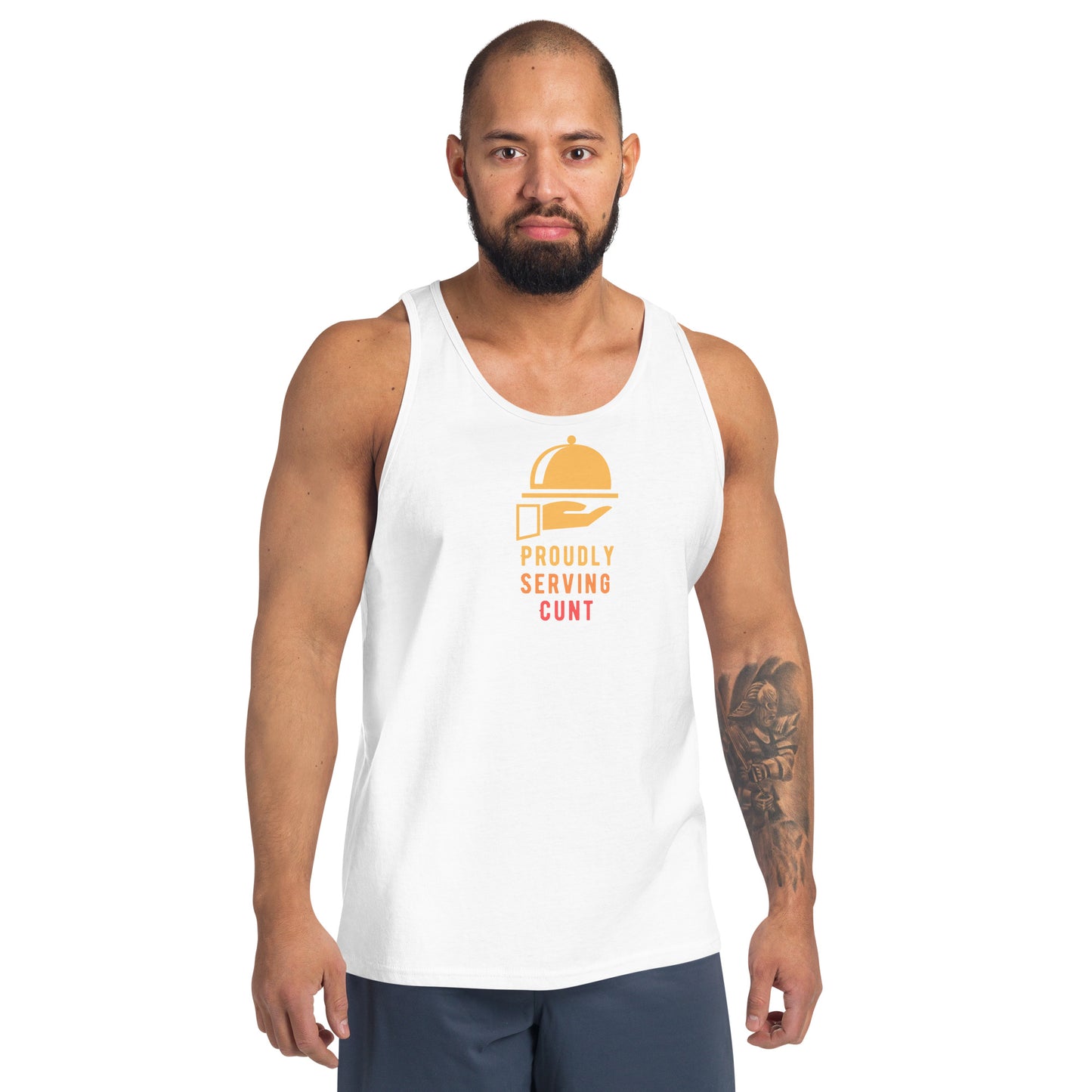 Proudly Serving Cunt - Men's Tank Top