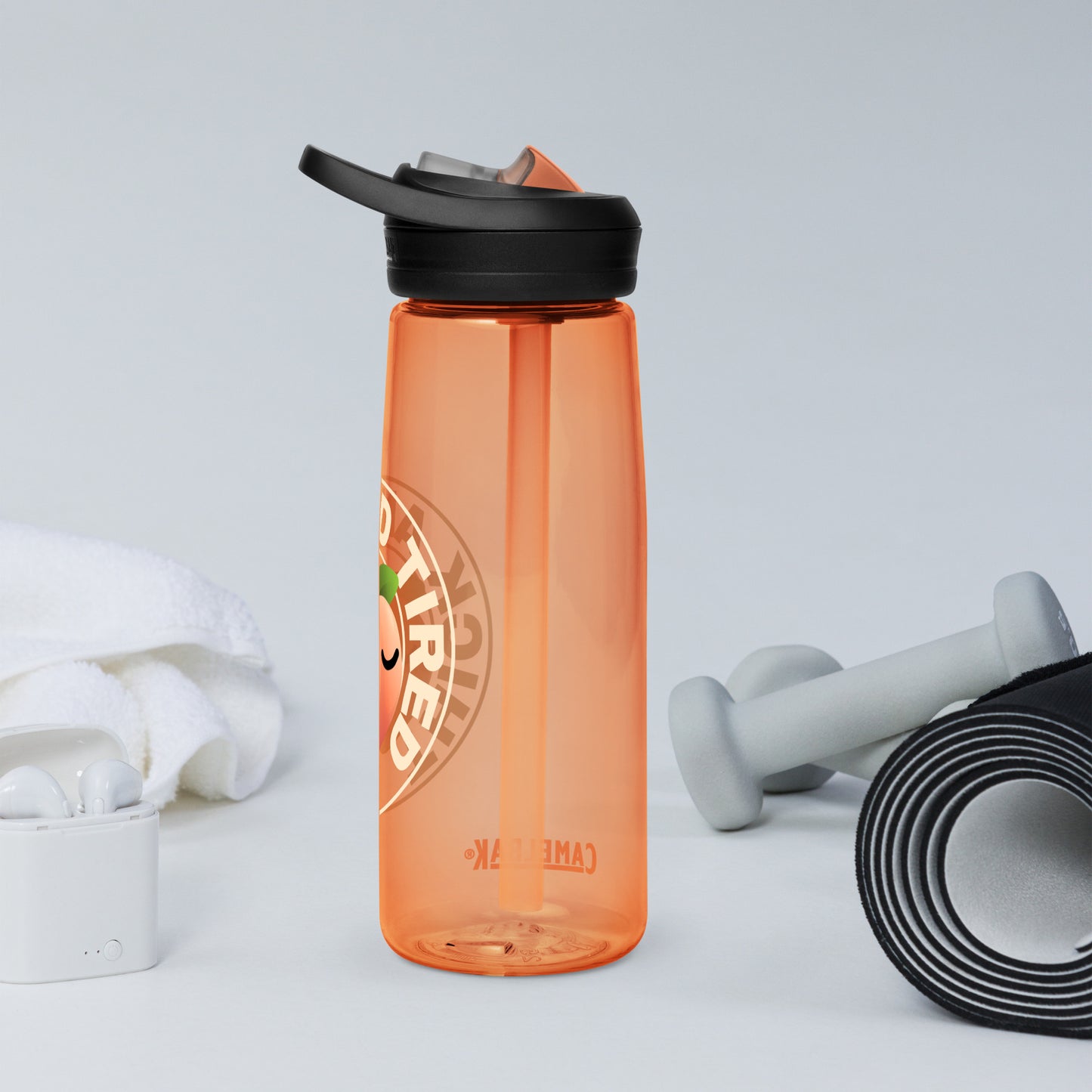 Thick and Tired - Sports water bottle