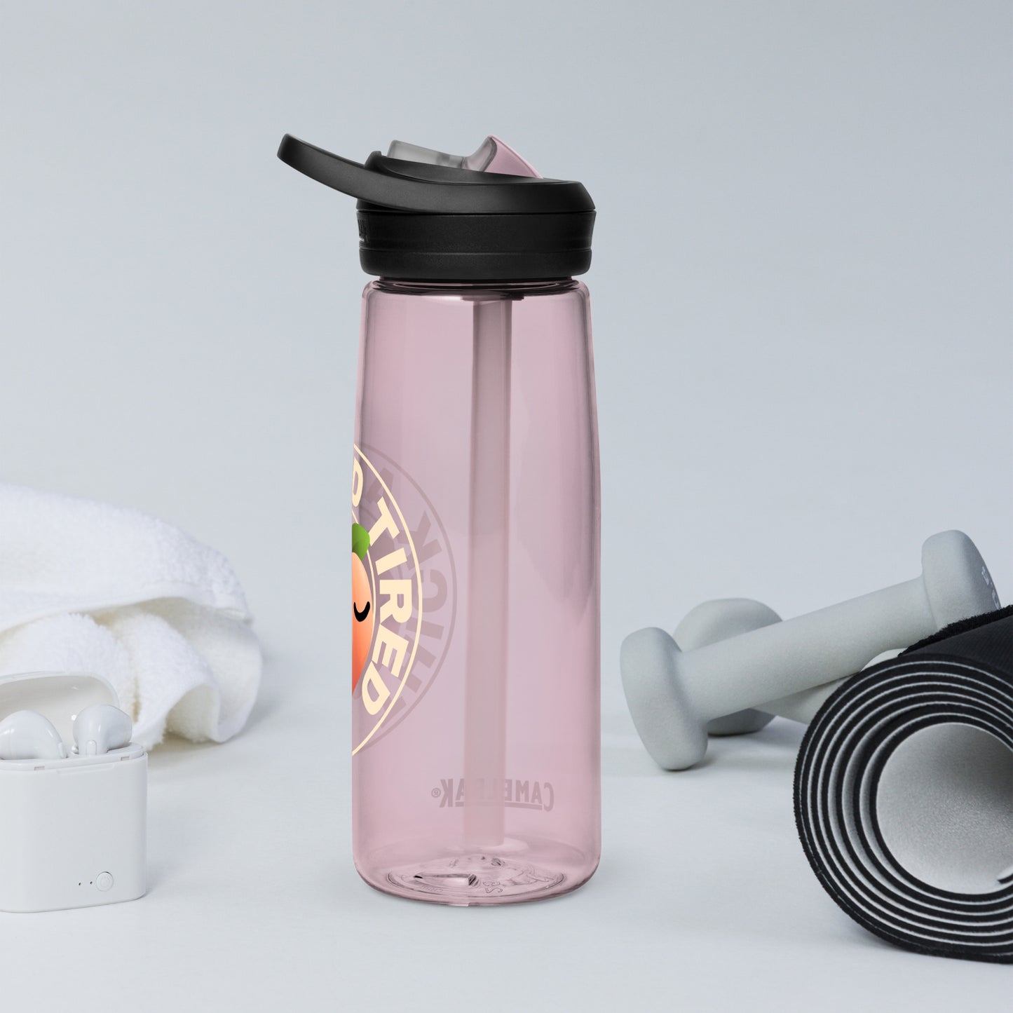 Thick and Tired - Sports water bottle