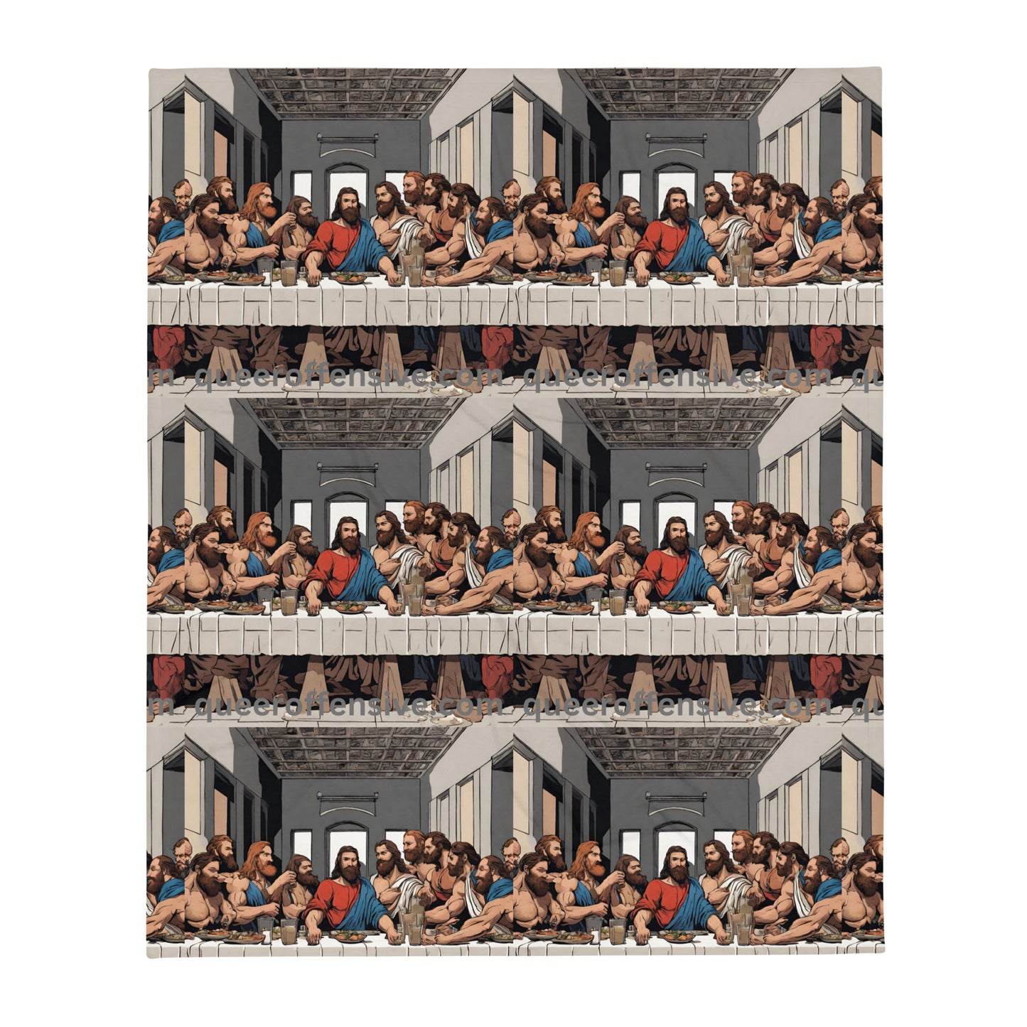 Gay Last Supper - Throw Blanket