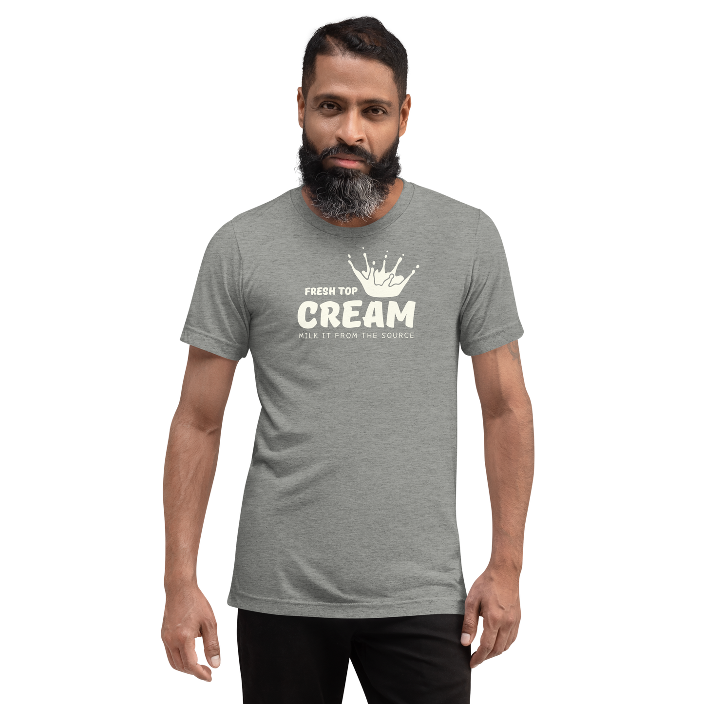 Fresh Top Cream Milk It From The Source - Short sleeve t-shirt