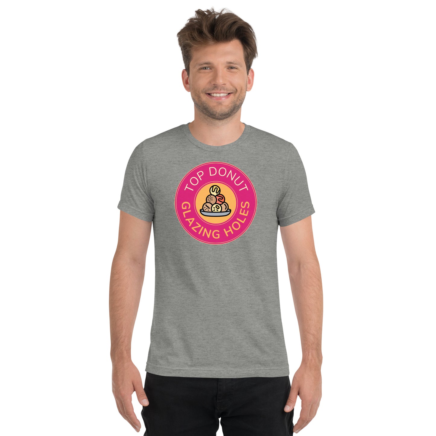 Top Donut Glazing Holes - Short sleeve t-shirt