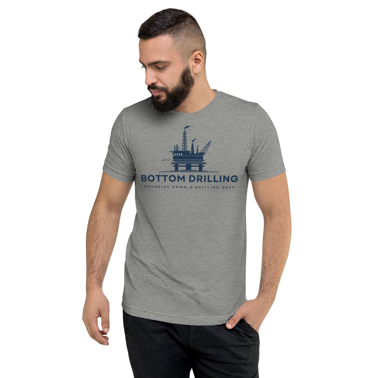 Bottom Drilling Pounding Down & Drilling Deep - Short sleeve t-shirt