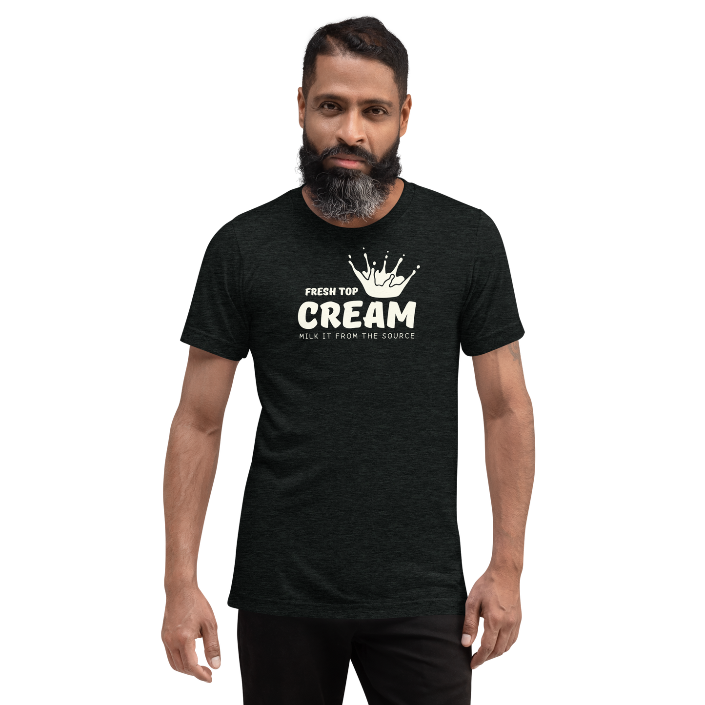 Fresh Top Cream Milk It From The Source - Short sleeve t-shirt