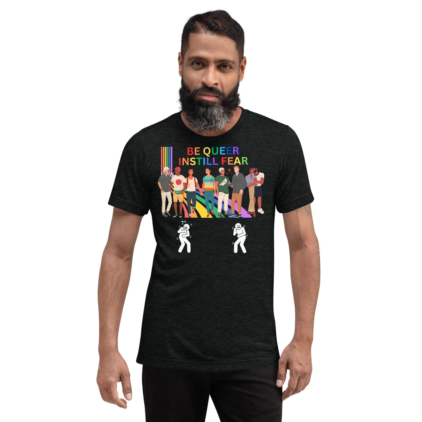 Be Queer Instill Fear - Short sleeve t-shirt