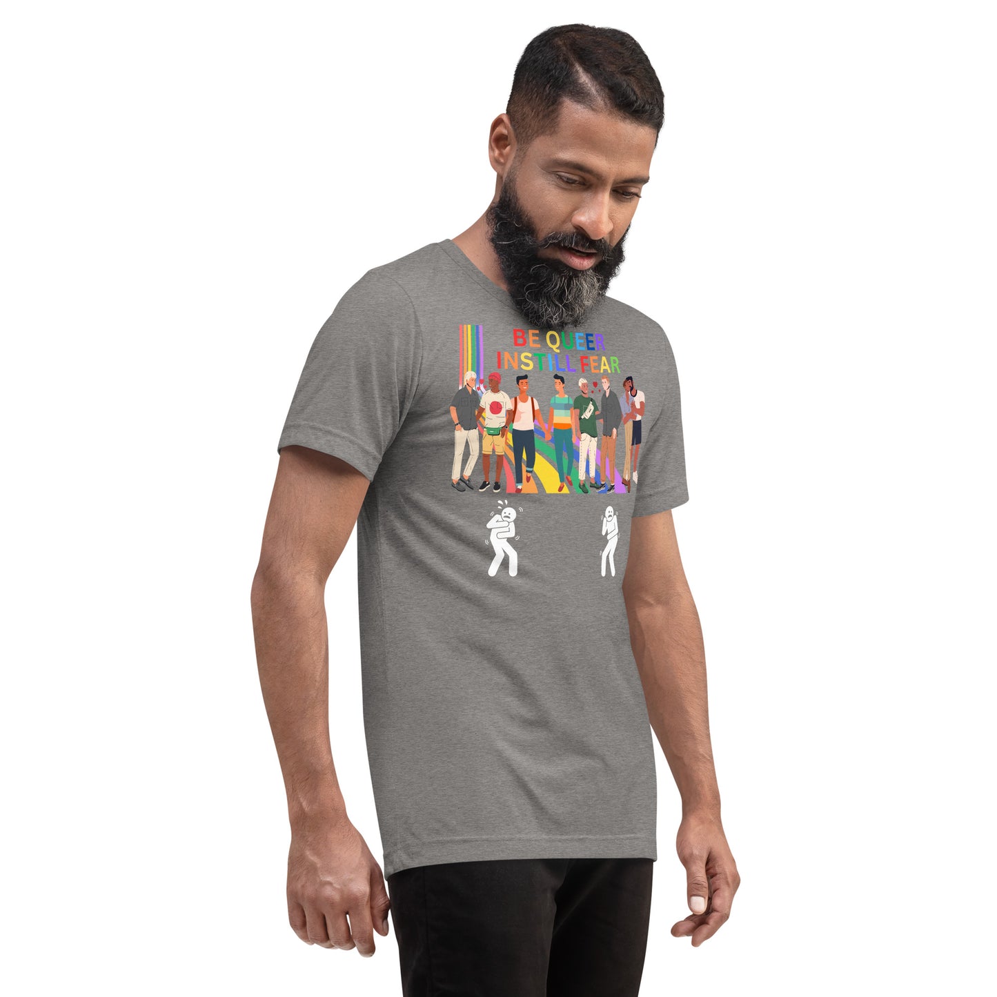 Be Queer Instill Fear - Short sleeve t-shirt