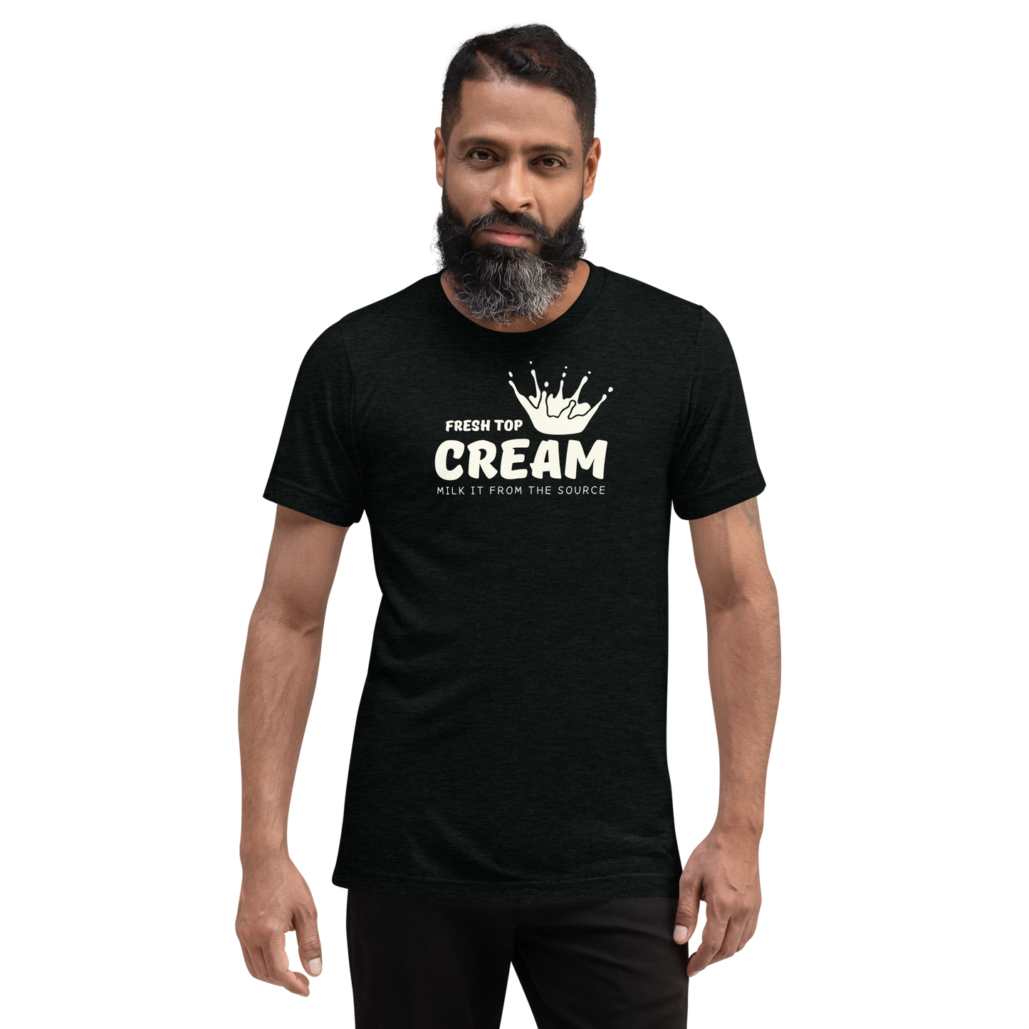 Fresh Top Cream Milk It From The Source - Short sleeve t-shirt