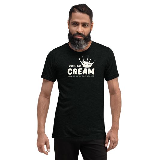 Fresh Top Cream Milk It From The Source - Short sleeve t-shirt