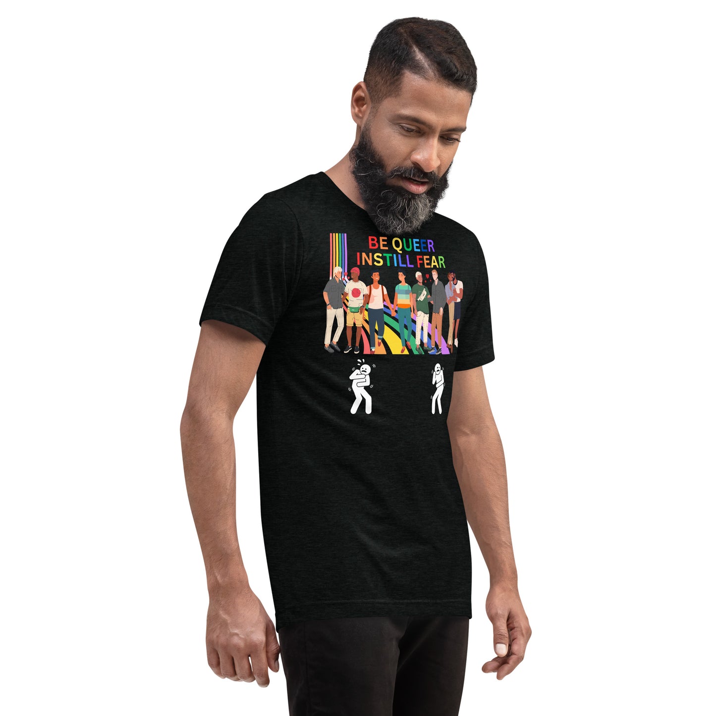 Be Queer Instill Fear - Short sleeve t-shirt