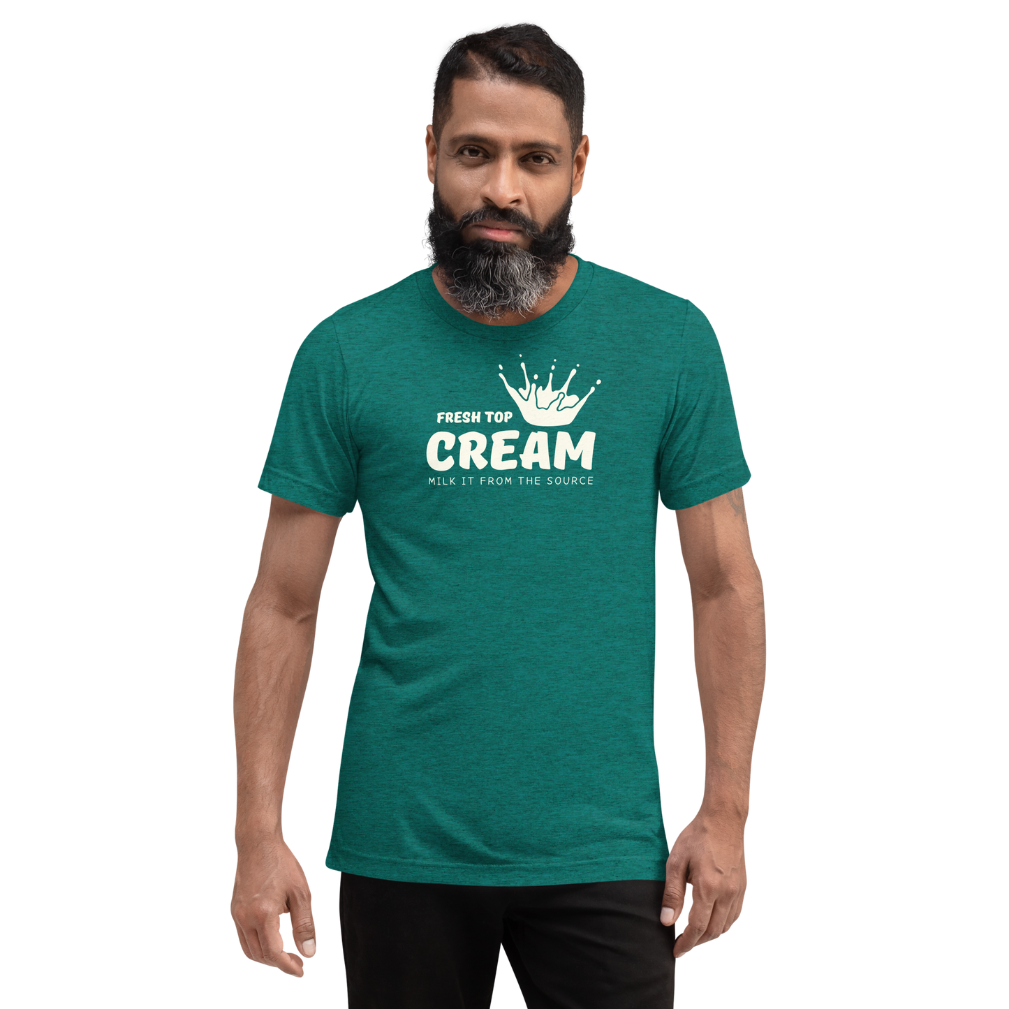 Fresh Top Cream Milk It From The Source - Short sleeve t-shirt